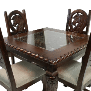 Comedor Caballos 4 Sillas